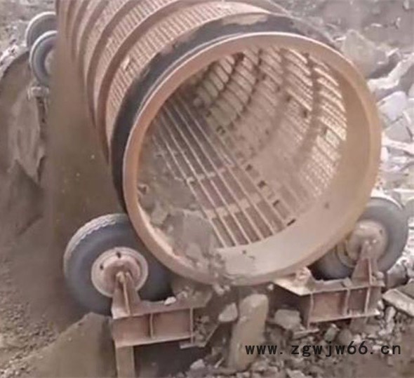 南洋 无轴滚筒筛选设备生产线 无轴滚筒筛分机 无轴滚筒筛石机 无轴滚筒分离机图3