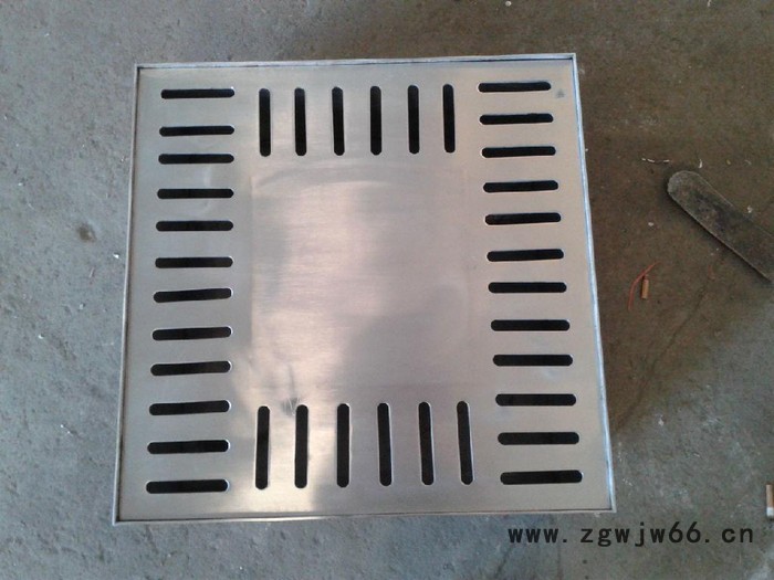 华展   专业井盖厂家  不锈钢 铁喷漆 镀锌 圆形 方形 隐形 窨井盖 检查下水盖板图3
