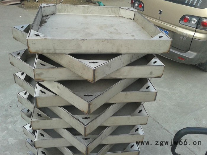 华展   专业井盖厂家  不锈钢 铁喷漆 镀锌 圆形 方形 隐形 窨井盖 检查下水盖板图2