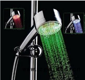 LED花洒,LED发光花洒.淋浴喷头,温控花洒,变色花洒,直销图3