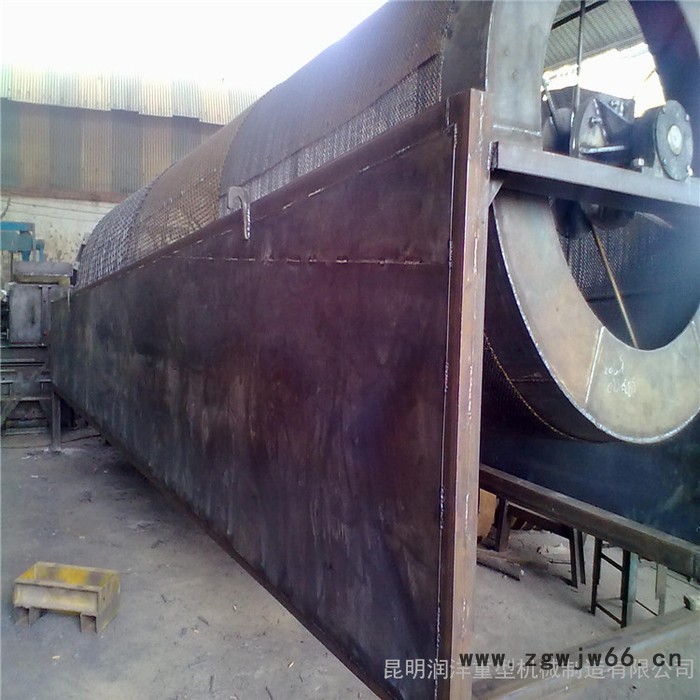 昆明无轴滚筒筛 移动式滚筒筛 鹅卵石滚筒筛 规格齐全 现货供应图3