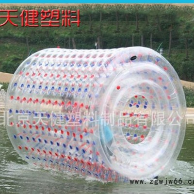 水上充气冲关玩具 儿童充气滚筒 水上滚筒 水上充气玩具 充气水池游泳池