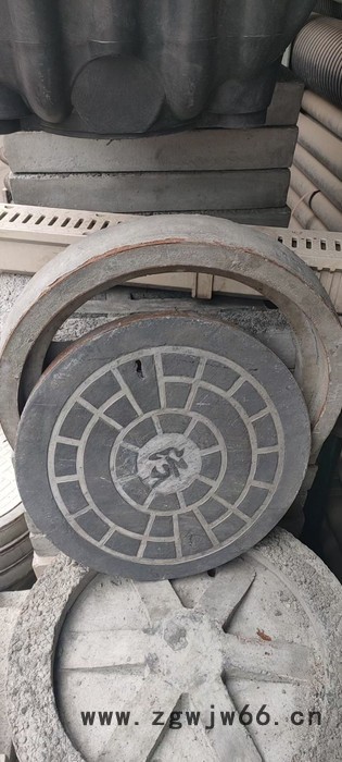 圆形球墨铸铁污水井盖 下水道检查井盖板 重型铸铁井生产** 球墨铸铁井盖图3