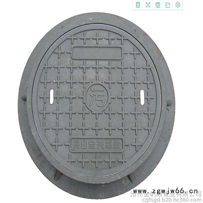 金帆顺 现货供应 各种型号的 防沉降井盖 防盗铸铁井盖 轻型铸铁井盖 重型球墨铸铁井盖图6