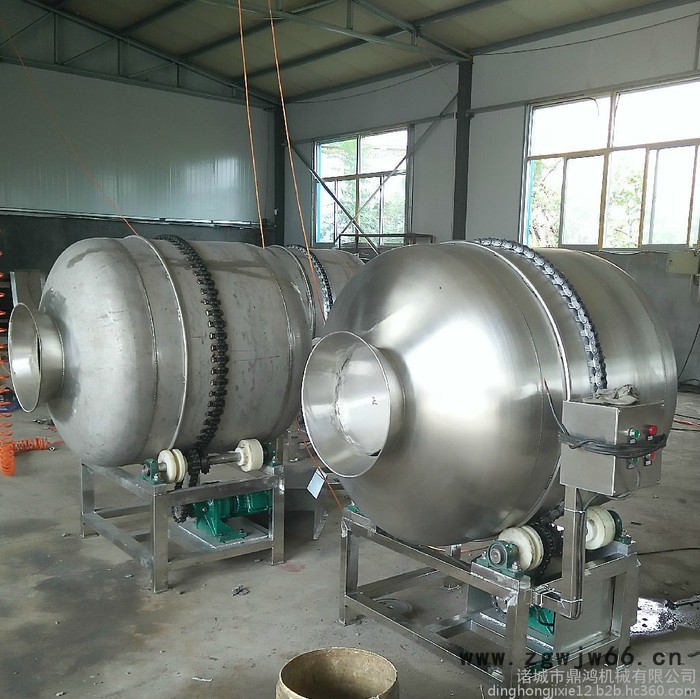 鼎鸿牌 全自动鱿鱼丝滚筒拌料机 五谷杂粮混合滚筒拌料机 虾条滚筒拌料机图4