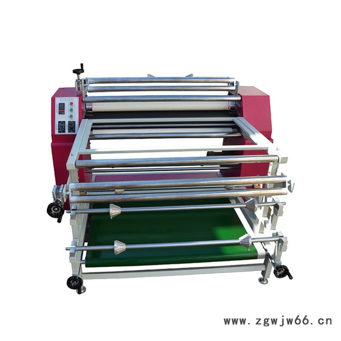 多彩 滚筒热升华转印机 全自动多功能滚筒印花机 滚筒机 匹布烫画机 1.2m全自动卷布 裁片滚筒印花机 小型滚筒机图4