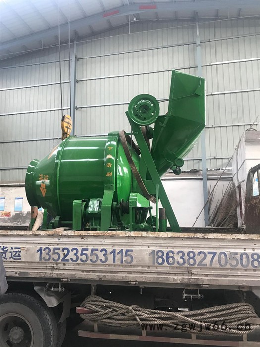 宏英JZC300 滚筒搅拌机 供应小型民用滚筒搅拌机 350型摩擦式滚筒搅拌机图4