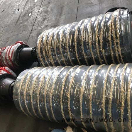 主动滚筒外置电机 油冷式包胶滚筒 包胶耐磨胶面辊筒 皮带机铸胶滚筒 橡胶电动滚筒 厂家货源Q图5