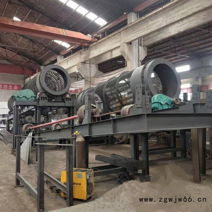 嵩赢厂家供应15060型 筛沙机滚筒筛沙机无轴滚筒筛石机滚筒筛土机图6