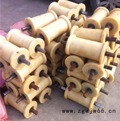 厂家大量**包胶滚筒、滚筒、尼龙地滚矿安配件 聚氨酯地轮地滚图3