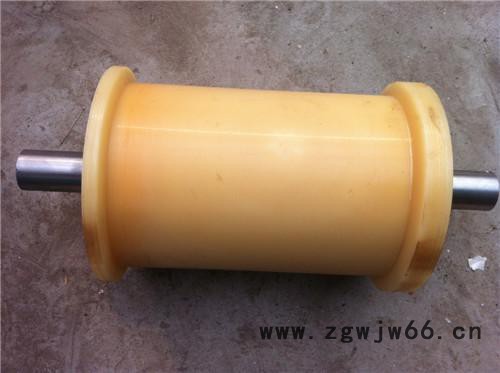 厂家大量**包胶滚筒、滚筒、尼龙地滚矿安配件 聚氨酯地轮地滚图2