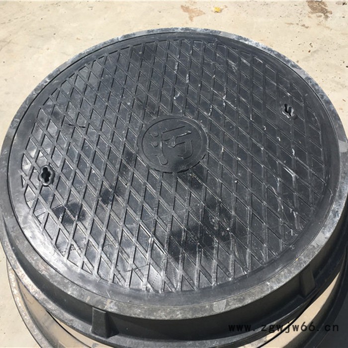 舟山玻璃钢燃气检查用井盖 鸿硕玻璃钢井盖 玻璃钢污水检查井井盖图2