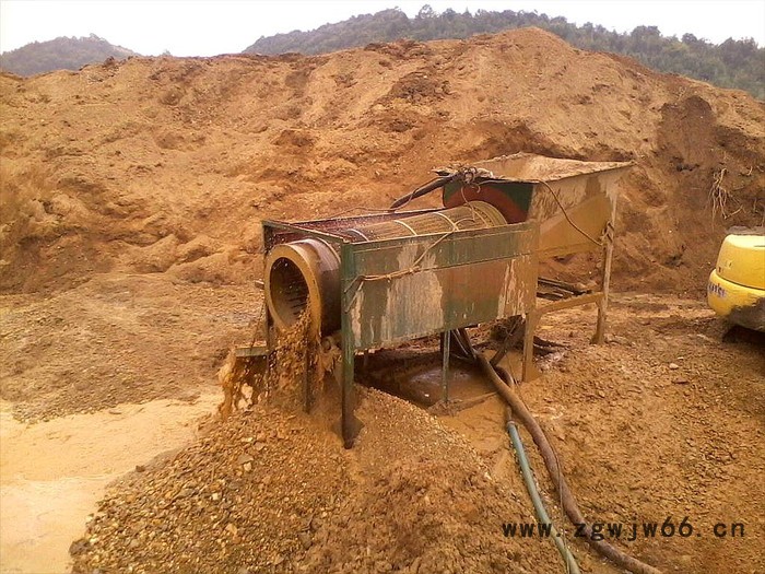 供应沙金滚筒筛 洗金滚筒筛 河沙金滚筒筛 淘金设备 金矿机械设备图7
