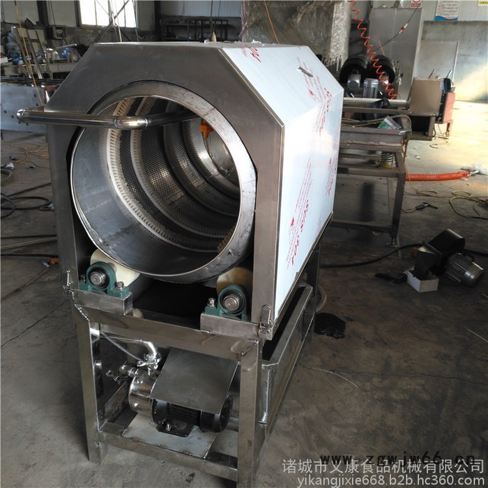 义康牌TQX-2000型生姜滚筒清洗机 紫薯滚筒清洗机 滚筒式洗袋机图6