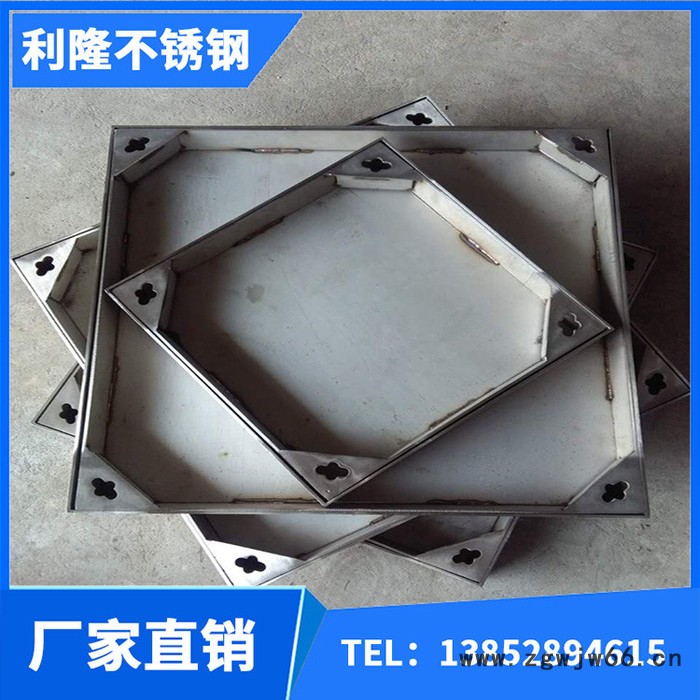 **板材生产工程井盖 平边设计隐形阴井盖 镀锌、喷漆 均可定制图5