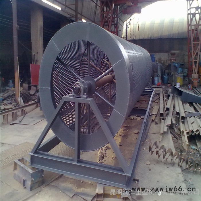 昆明无轴滚筒筛 移动式滚筒筛 锯末滚筒筛 矿山石料场用 价格优惠图3