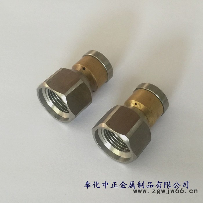3/8内丝不锈钢管道旋转清洗喷嘴，高压清洗机管道疏通旋转喷头，旋转水**，不锈钢喷嘴，疏通喷头图4