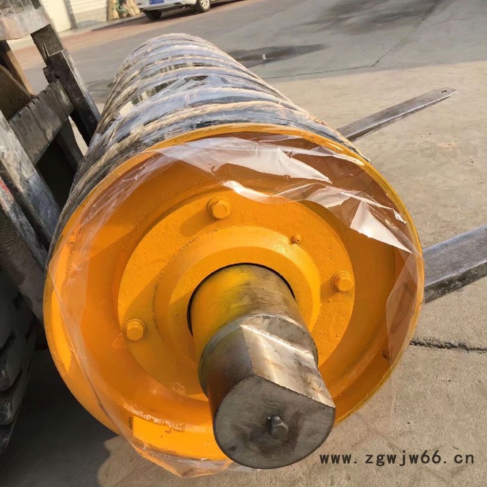 传动  改向滚筒 包胶 光面 滚筒   头轮  尾轮  河北千里马输送机械图2