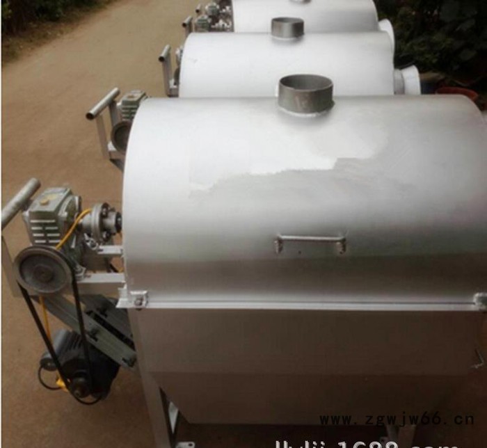 封闭式滚筒炒料机 炒籽机**干货干果滚筒炒货机图3
