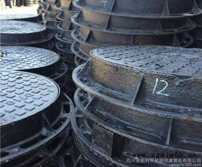 球墨铸铁井盖生产厂家  球墨铸铁井圈井盖 重型铸铁井盖 球墨铸铁井盖盖板规格齐全图2