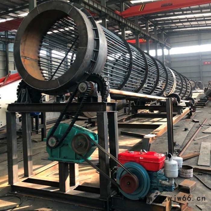 丰茂无轴滚筒筛 滚筒筛沙机移动式滚筒砂石分离机生产厂家图4