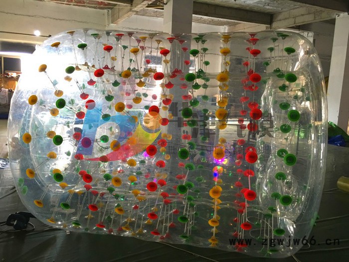 华津气模生产销售2.2米pvc水上滚筒tpu滚筒水上球图3