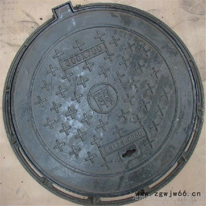 金帆顺  厂家 批发 轻 重型 球墨铸铁井盖 防沉降铸铁井盖 方形铸铁 井盖防盗型井盖图6