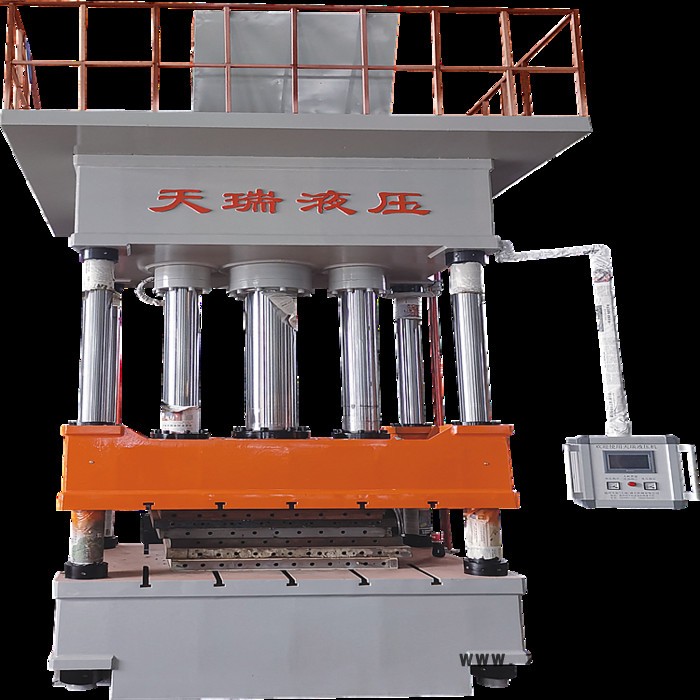 天瑞液压机机械Y71-800吨树脂井盖液压机 智能拼图机图6