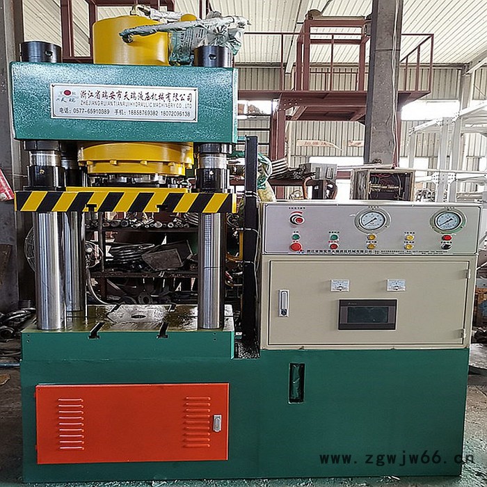 天瑞液压机机械Y71-800吨树脂井盖液压机 智能拼图机图8