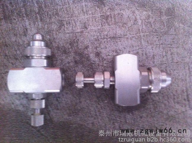 **不锈钢空气雾化喷嘴二流体气水混合喷头可调加湿雾 修改