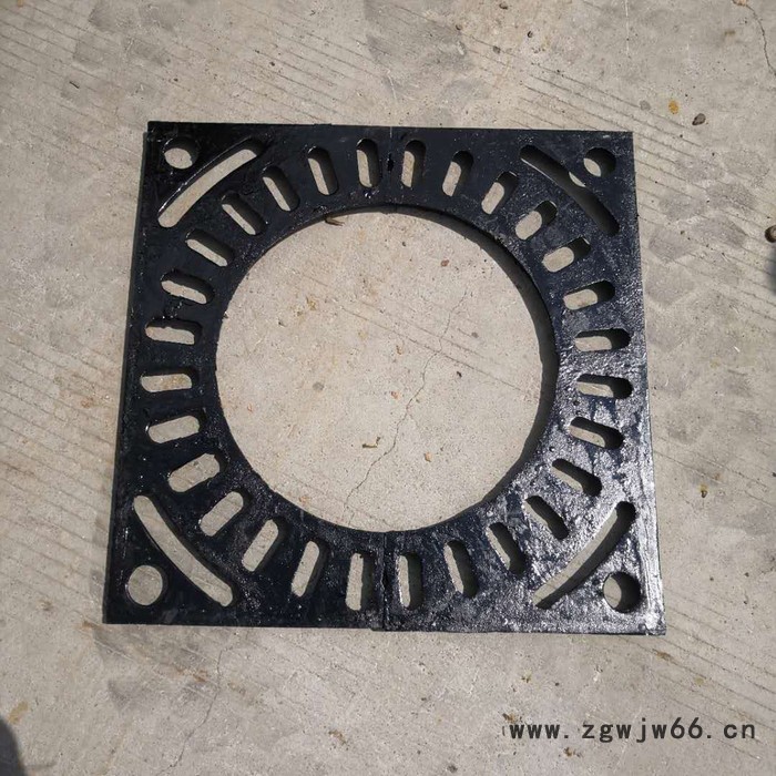 海口定制 铸铁护树板 树穴盖板 树篦子井盖 树围子铁艺定制 树池篦子 铸铁篦子图5