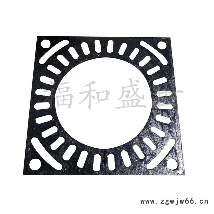 海口定制 铸铁护树板 树穴盖板 树篦子井盖 树围子铁艺定制 树池篦子 铸铁篦子图2