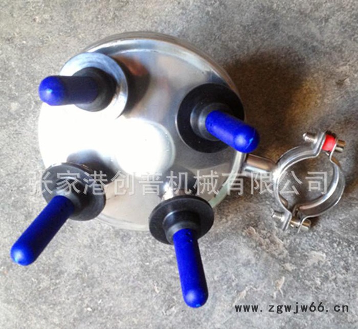 【直销】带皮垫塑料洗头，喷头清洗盘 挤奶机专用配件图2