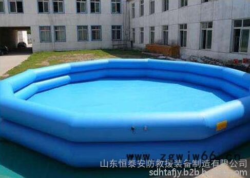 充气水池，PVC充气池，充气滚筒球图5