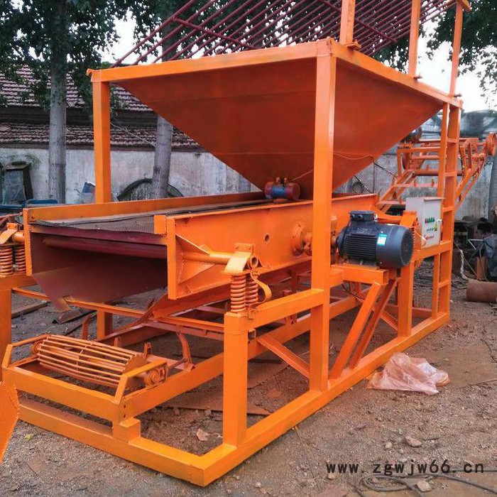 无轴滚筒筛煤筛沙筛石机 石料厂专用滚筒筛石机  泥土石料滚筒筛砂机图2