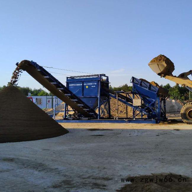 无轴滚筒筛煤筛沙筛石机 石料厂专用滚筒筛石机  泥土石料滚筒筛砂机图3