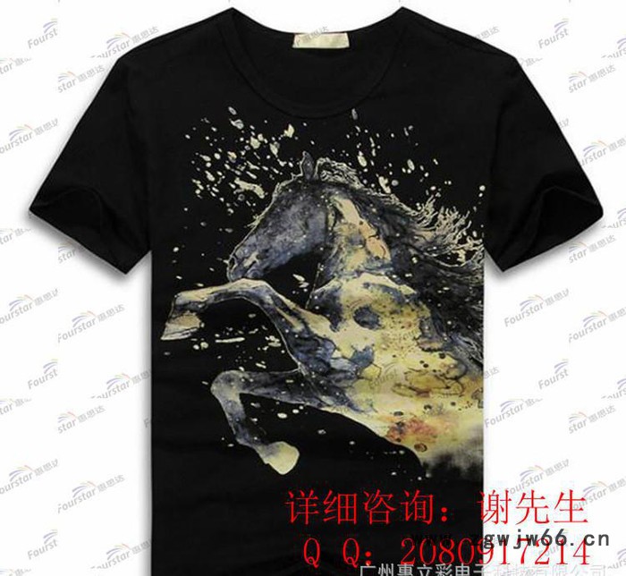 惠立彩直销爱普生喷头打印机服装**不怕堵头个性平板机图3