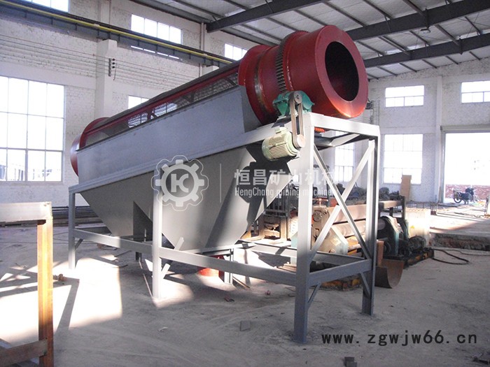 恒昌1840砂石料滚筒筛设备厂家 圆形滚筒筛沙机 江西圆形筛砂机图4