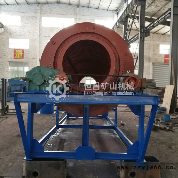 恒昌1840砂石料滚筒筛设备厂家 圆形滚筒筛沙机 江西圆形筛砂机图6