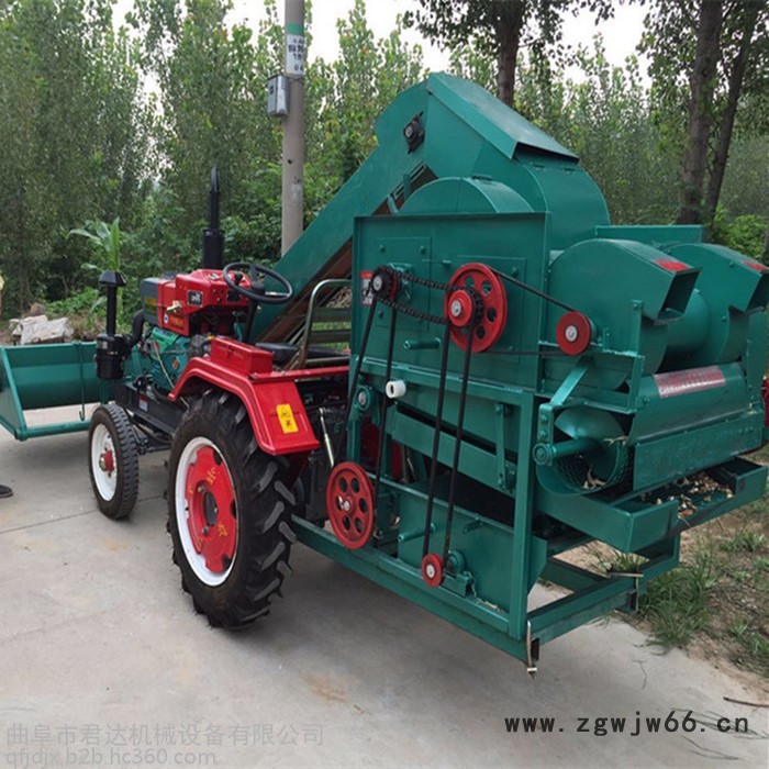 君达牌-900型双滚筒玉米脱粒机高效自走式单滚筒双滚筒脱粒机金堂图2