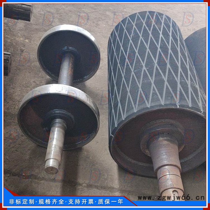 压带滚筒 橡胶压带轮 复式压轮 标准压轮树德可定制图4