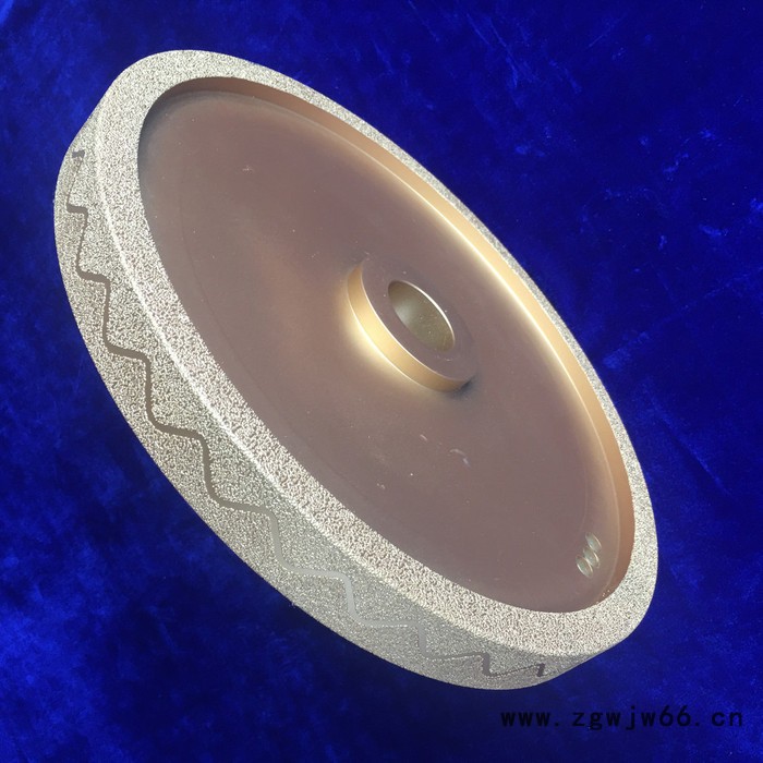 科美牌 400mm直径 ，钎焊超硬砂轮， 天然金刚石 /钎焊滚轮 加工球磨井盖图5