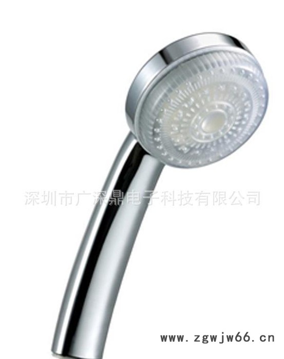 led七彩小花洒 单功能圆形淋浴礼品花洒喷头 SDS-A10图3