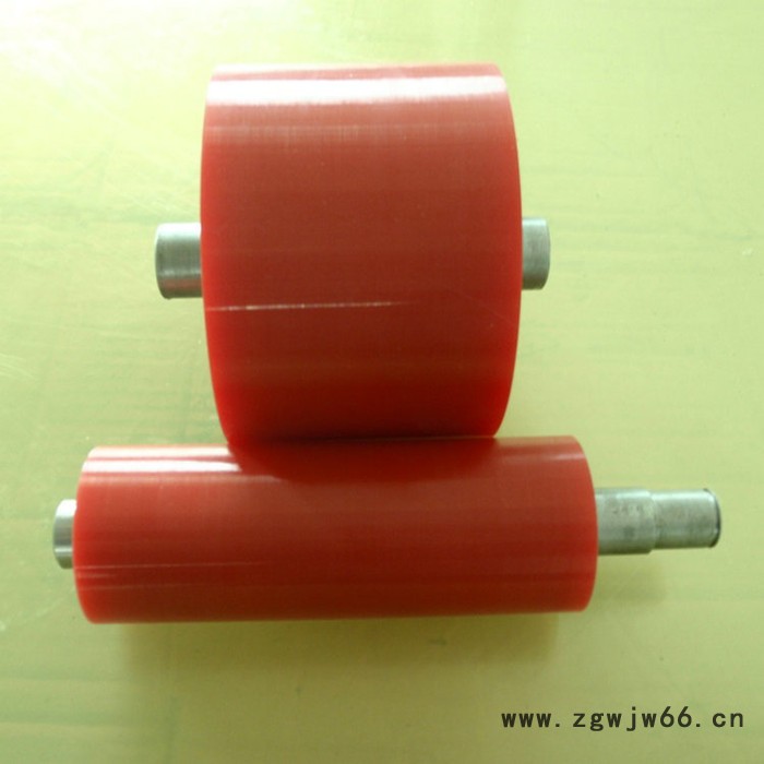 天向聚氨酯滚筒包胶 铝件包胶 聚氨酯托辊 橡胶滚筒包胶图4