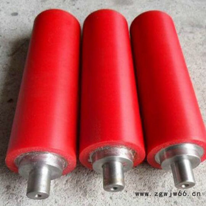 天向聚氨酯滚筒包胶 铝件包胶 聚氨酯托辊 橡胶滚筒包胶图5