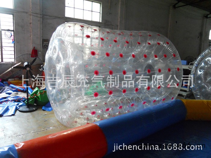 2.5米水上滚筒球/步行球/碰碰球/水上娱乐充气产品图3