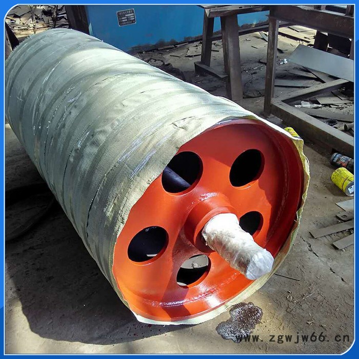 树德输送设备TD75型 大型非标滚筒 驱动辊筒 无磁辊筒 挂胶辊筒 运行平稳寿命长图7