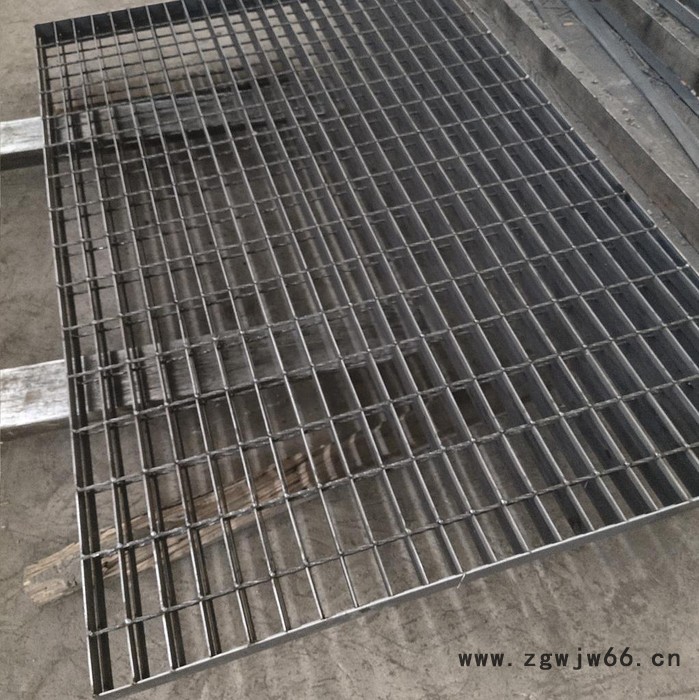 定做排水沟盖板地下车库过车井盖热浸锌花纹钢格栅盖板载重10吨图5