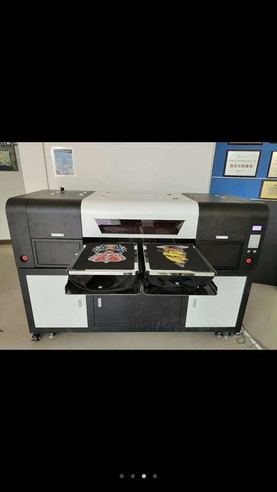 全自动经济型双工位4喷头数码白墨直喷机（带软件）图5