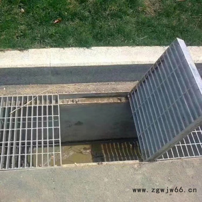 热镀锌钢格板高铁桥墩格栅板楼梯踏步板排水沟盖板井盖镀锌钢格栅图2